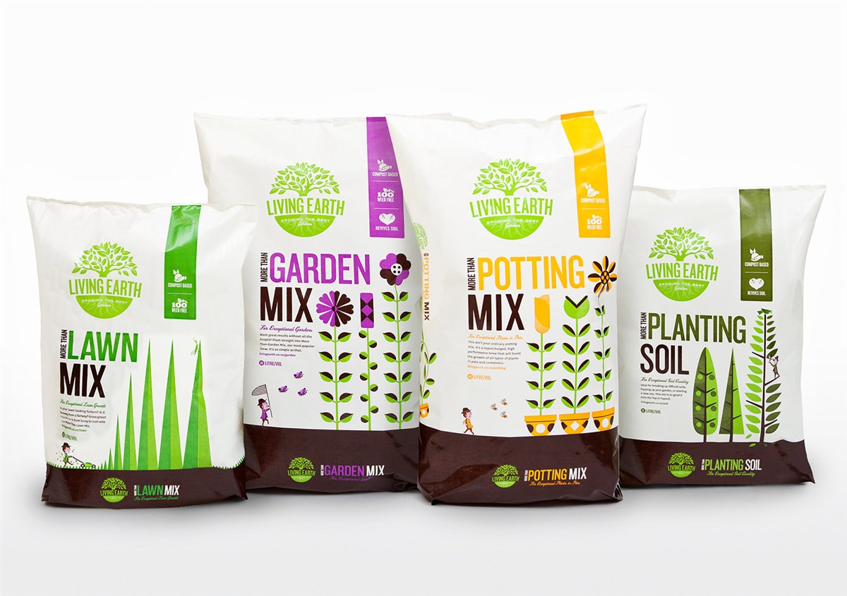 Living Earth有機質化肥產(chǎn)品包裝設計 Living Earth有機質化肥產(chǎn)品包裝設計